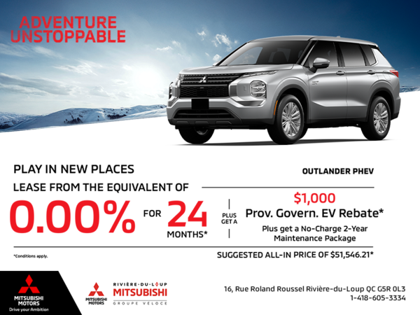 Get the 2025 Mitsubishi Outlander PHEV