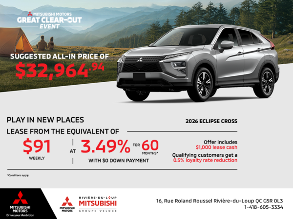 2026 Mitsubishi Eclipse Cross