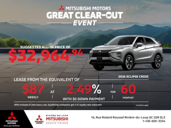 2026 Mitsubishi Eclipse Cross