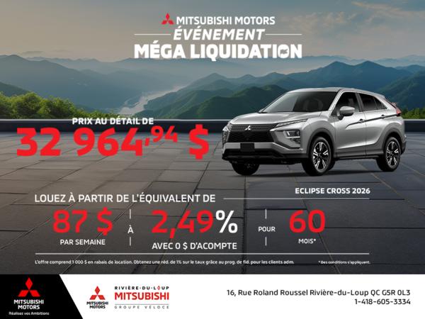 Mitsubishi Eclipse Cross 2026