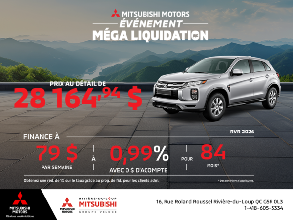 Mitsubishi RVR 2026