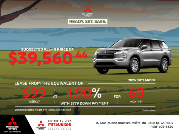 2026 Mitsubishi Outlander