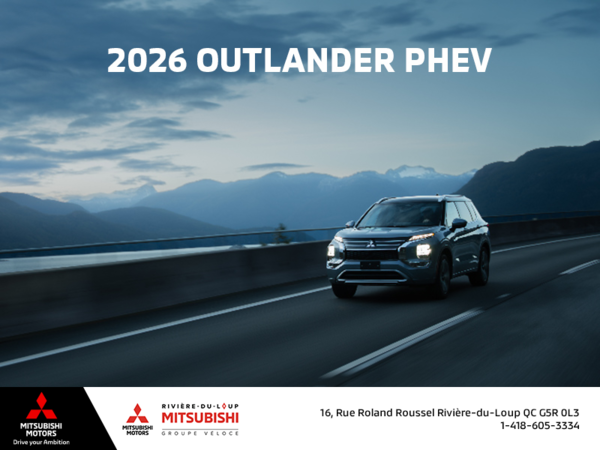 2026 Mitsubishi Outlander PHEV