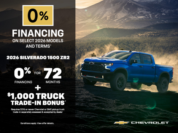 The 2026 Chevrolet Silverado 1500 ZR2