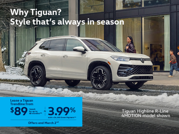 Get the 2026 Volkswagen Tiguan