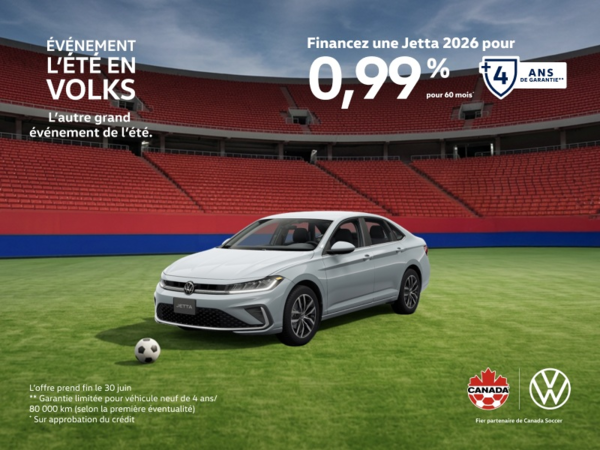 Procurez-vous le Volkswagen Jetta 2026
