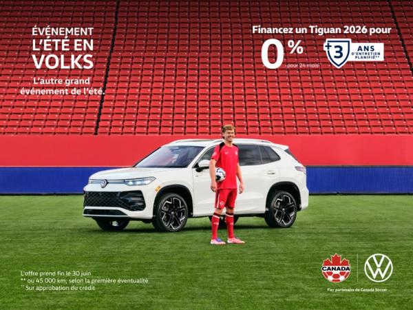 Procurez-vous le Volkswagen Tiguan 2026