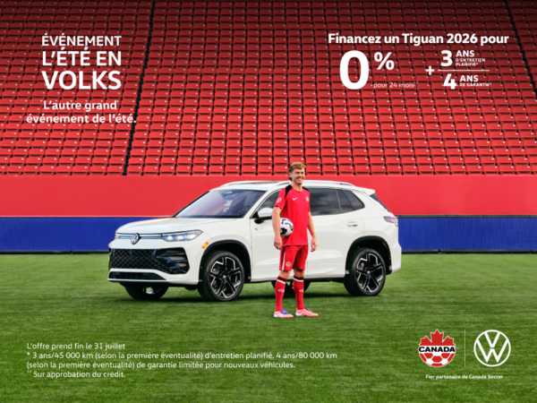 Procurez-vous le Volkswagen Tiguan 2026