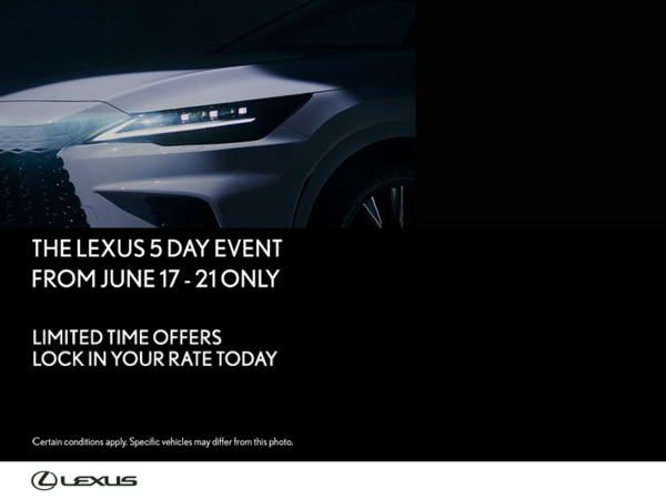 Lexus 5-day Event