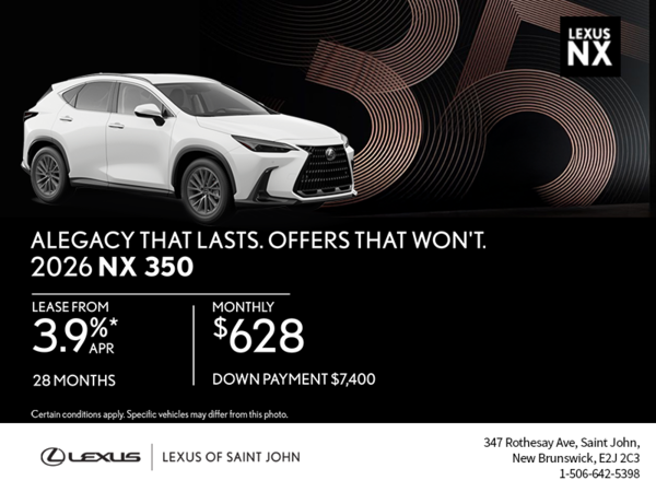 2026 Lexus NX 350
