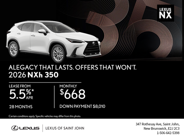 2026 Lexus NX 350h