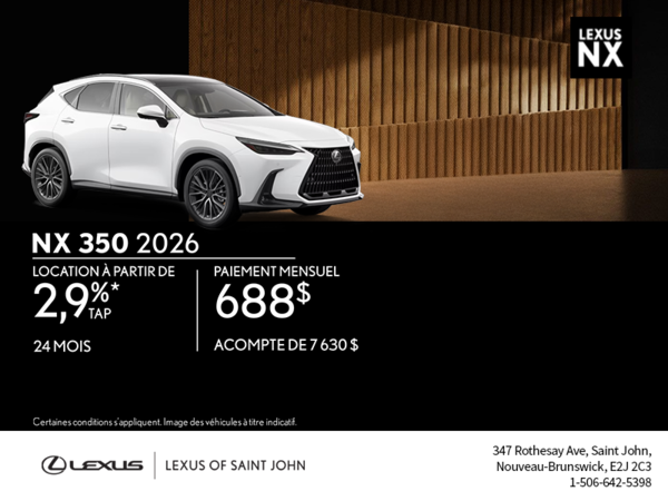 Lexus NX 350 2026