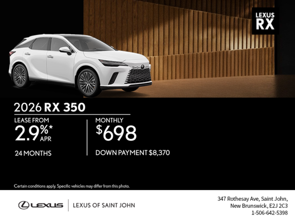 2026 Lexus RX
