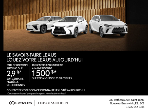 Événement Mensuel Lexus