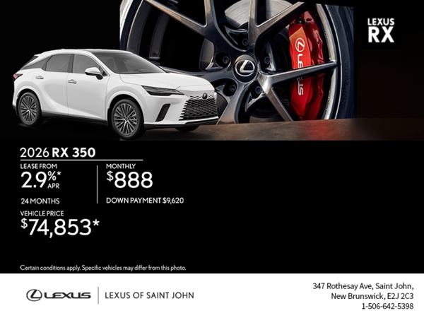 2026 Lexus RX