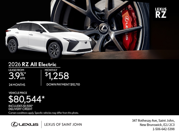 2026 Lexus RZ All Electric