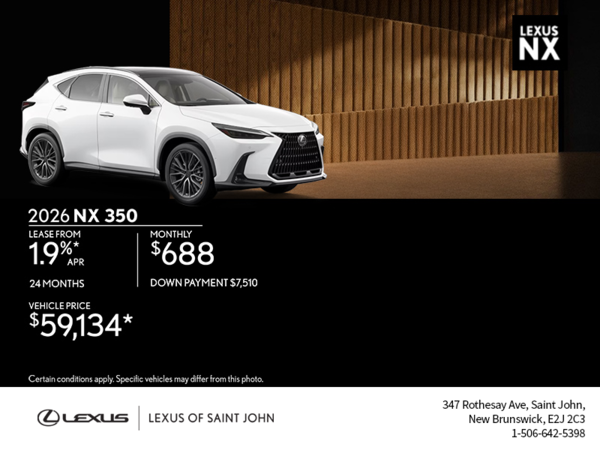 2026 Lexus NX 350