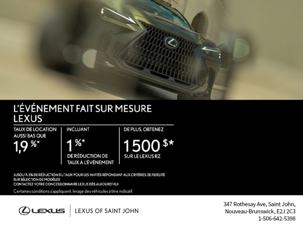 Événement Mensuel Lexus