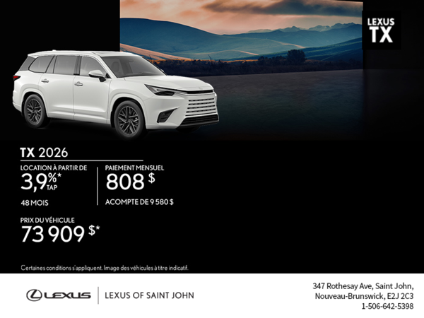 Lexus TX 2026