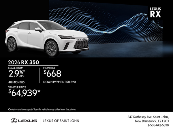 2026 Lexus RX