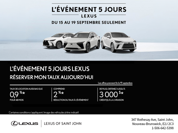 Événement Mensuel Lexus