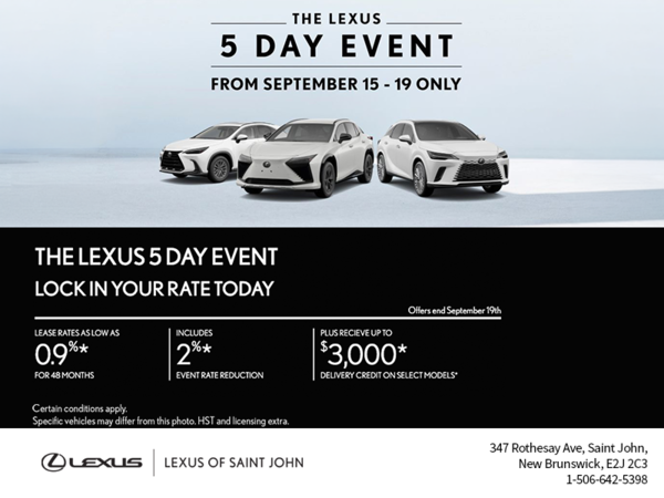 Lexus Monthly Event