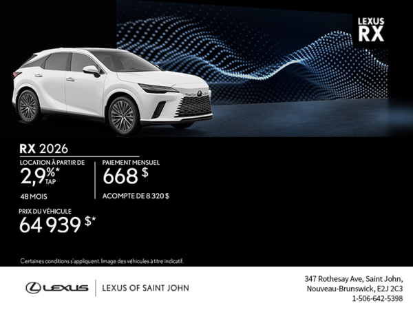 Lexus RX 2026
