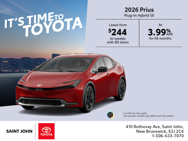 2026 Toyota Prius Plug-In Hybrid