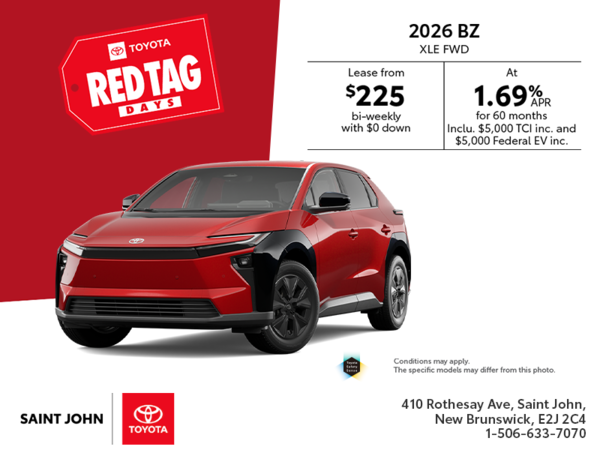 2026 Toyota BZ XLE FWD