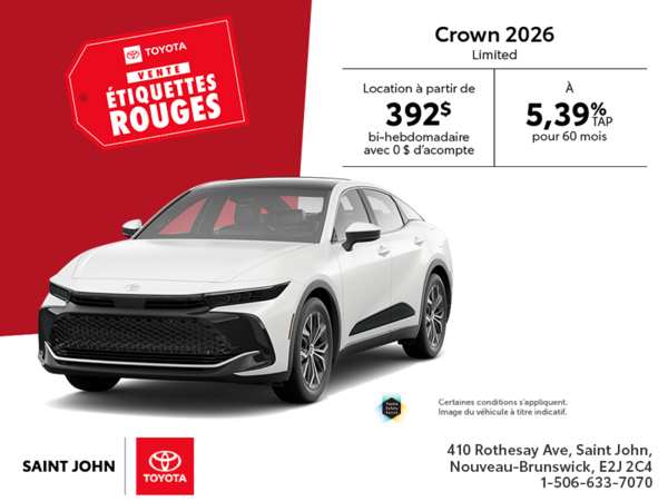 Toyota Crown Limited Hybride 2026