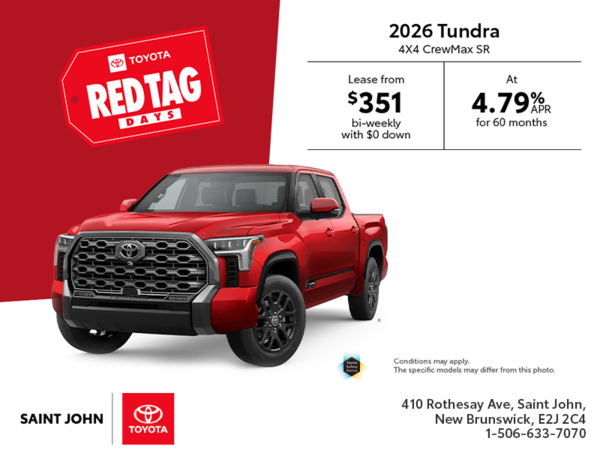 2026 Toyota Tundra 4x4 Crewmax