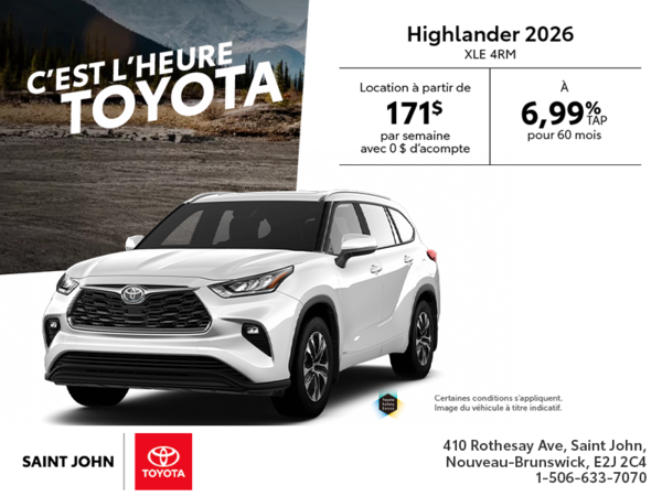 Toyota Highlander 2026