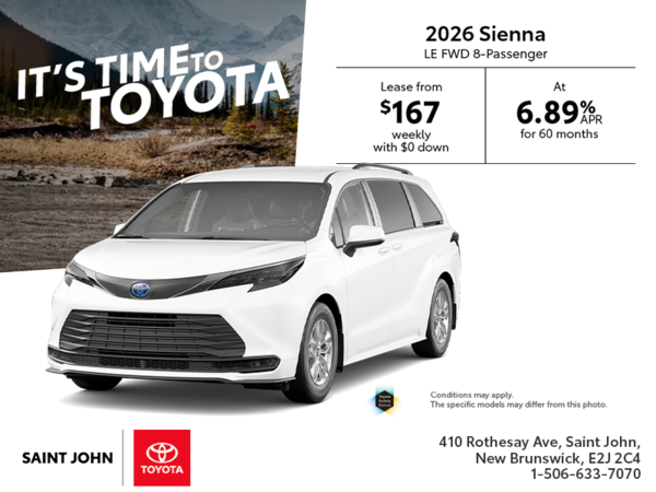 2026 Toyota Sienna Hybrid