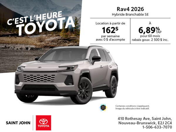 Toyota RAV4 Plug-In Hybrid 2026