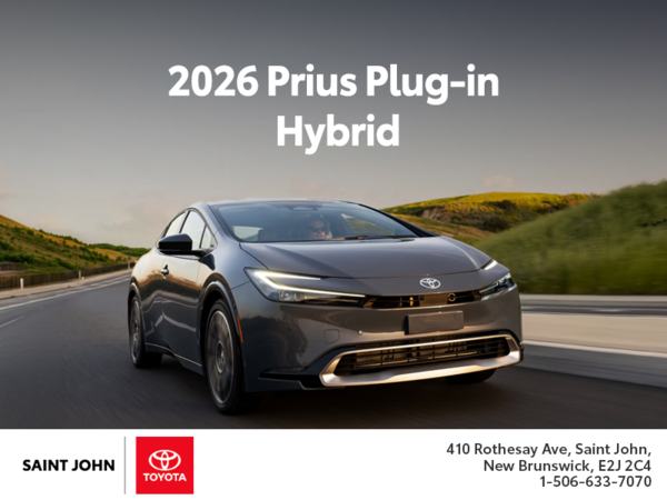 2026 Toyota Prius Plug-In Hybrid
