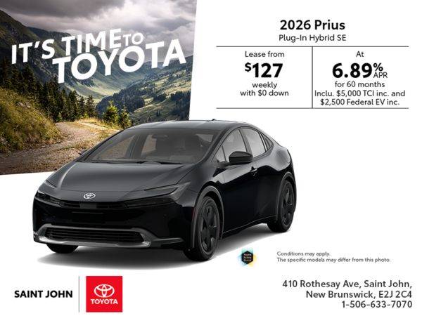 2026 Toyota Prius Plug-In Hybrid