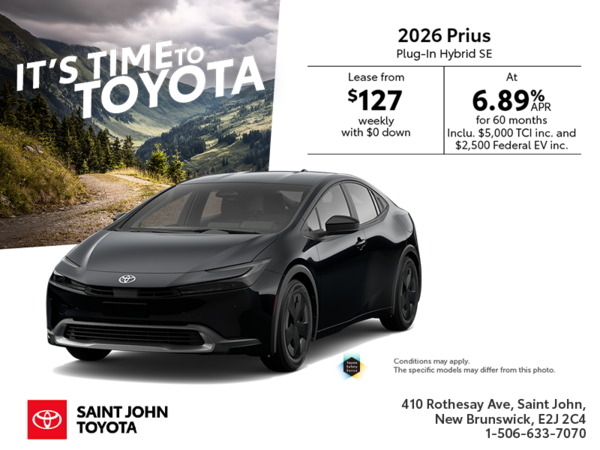 2026 Toyota Prius Plug-In Hybrid