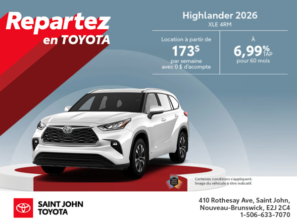 Toyota Highlander 2026