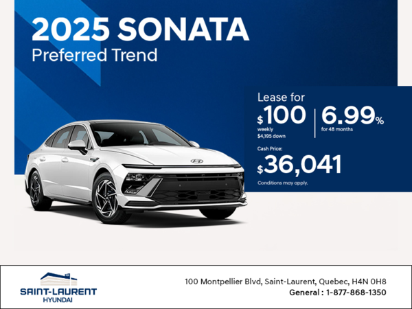 Get the 2025 Hyundai Sonata