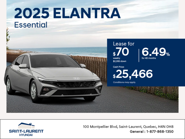 Get the 2025 Hyundai Elantra