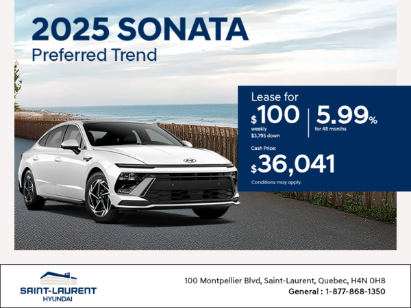 Get the 2025 Hyundai Sonata
