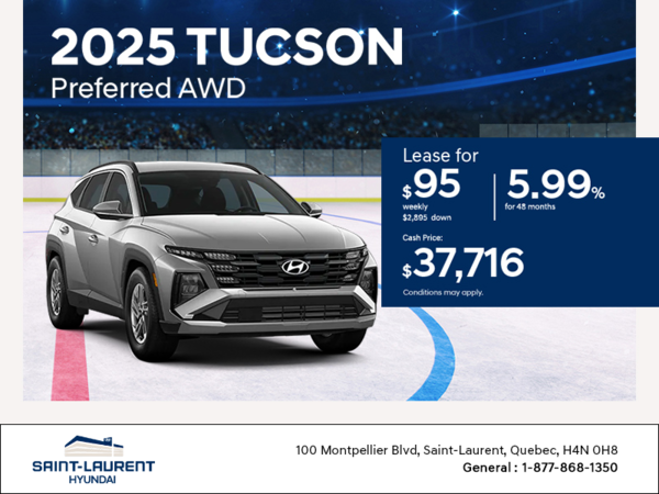 Get the 2025 Hyundai Tucson