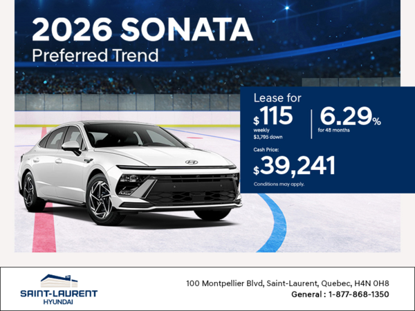 Get the 2026 Hyundai Sonata