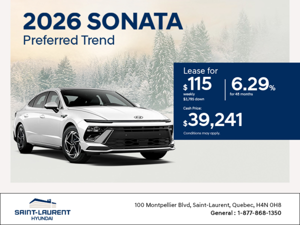 Get the 2026 Hyundai Sonata