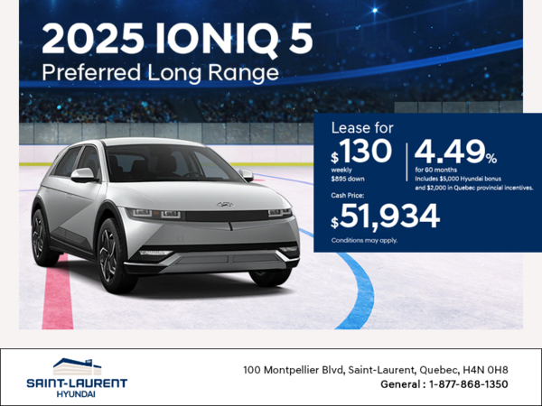 Get the 2025 Hyundai IONIQ 5