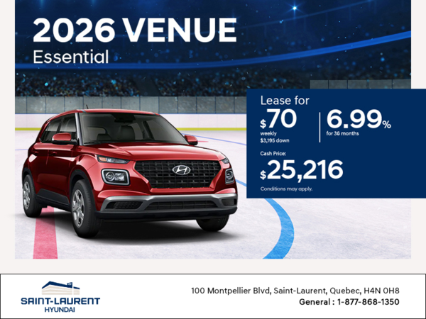 Get the 2026 Hyundai Venue