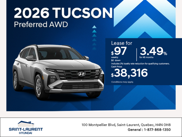 Get the 2025 Hyundai Tucson