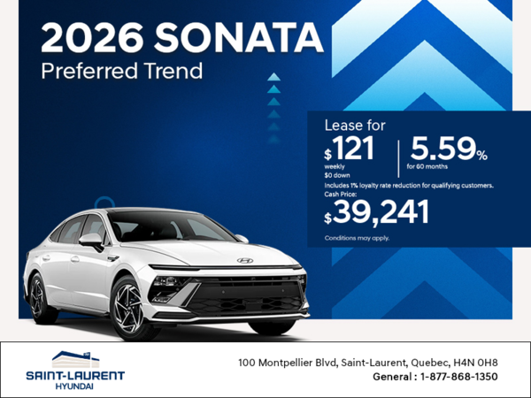Get the 2026 Hyundai Sonata