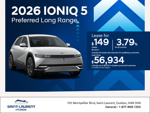 Get the 2026 Hyundai IONIQ 5