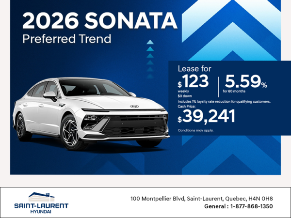 Get the 2026 Hyundai Sonata